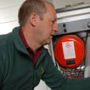 An OFTEC registered technician at work.