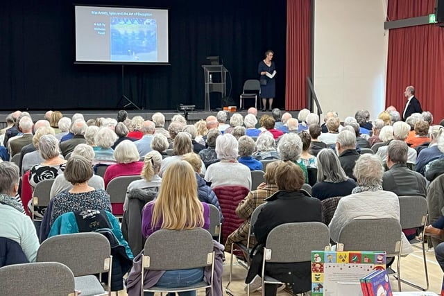 The hall hosts community groups and clubs including the Arts Society North Bucks.