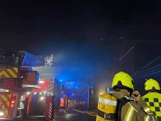 Eight fire crews attended