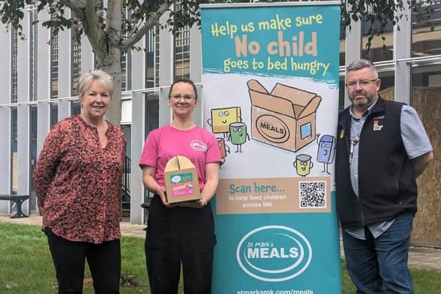 Sally Alexander, Principal & Ceo MK College group, Angie Row, St Mark’s Meals, Richie Carter MKCG