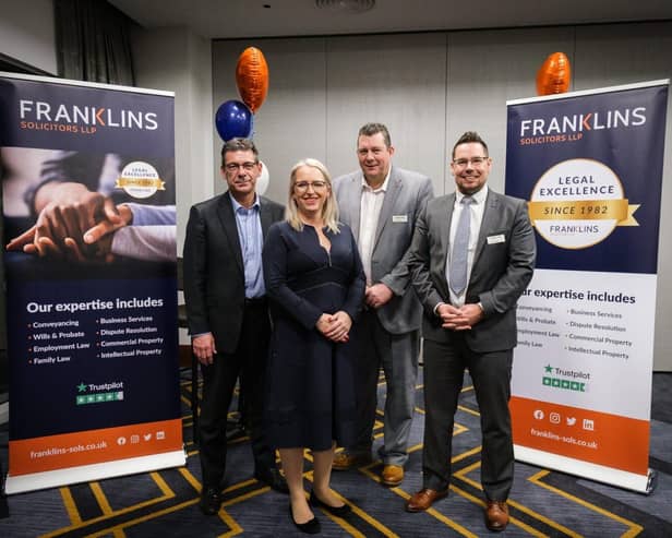 Simon Long (Managing Partner), Andrea Smith, Lee Holmes and Scott Wright of Franklins Solicitors LLP