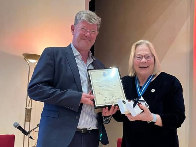 High Sheriff Dame Ann & Camphill CEO Tim Davies
