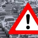 There are queues on the M1 southbound following a crash between Northampton and MK early on Friday
