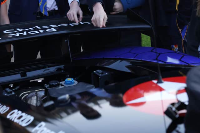 Students purr over the McLaren