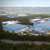 The news warehouses were recently completed at Redmoor in MK