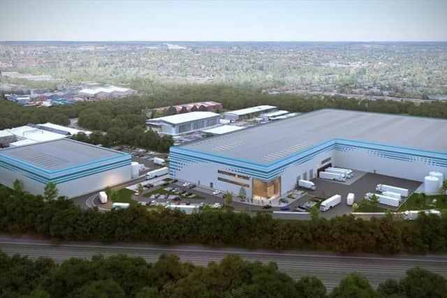 The news warehouses were recently completed at Redmoor in MK