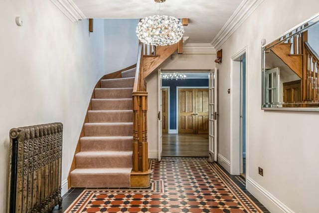 Characteristic features gives the home an old-worldly charm.