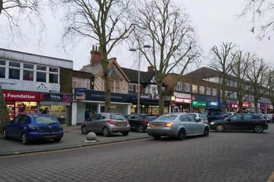 Pavement parking in Queensway, Bletchley