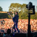 Muse on stage at the National Bowl in Milton Keynes on Sunday, June 25, 2023. Photo by David Jackson.