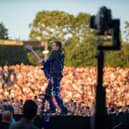 Muse on stage at the National Bowl in Milton Keynes on Sunday, June 25, 2023. Photo by David Jackson.