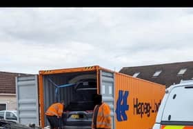 The shipping container and the stolen cars will now be forensically examined by police in Milton Keynes