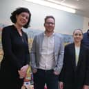 Clare Sullivan, Barnardo's; Peter Wilkinson, head of sales and marketing The Bannatyne Group, Sarah Marsh, Barnardo's and Jack Tully, national corporate account manager The Bannatyne Group