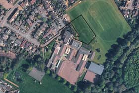 Approximate location of the temporary classroom block