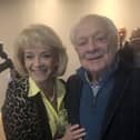 Sue Holderness and Sir David Jason, photo from @SueHolderness