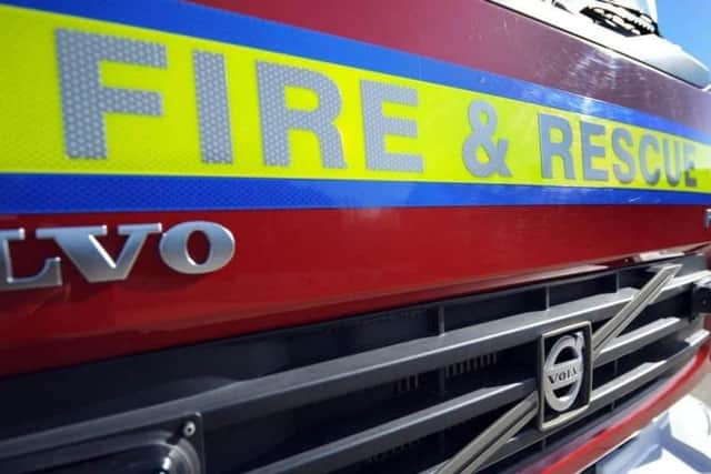 Thirteen people were evacuated after a fire at a residential unit in Bletchley broke out in the early hours of Thursday morning