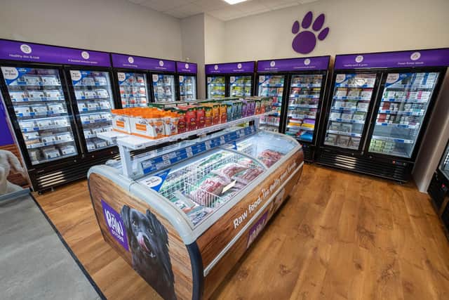 Jollyes raw frozen food ‘shop-in-shop’