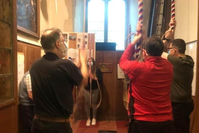 St Mary's bellringers are busy practicing for their BBC fame
