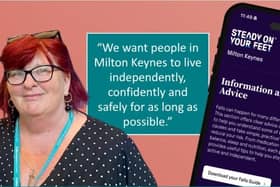 A new website launched by the NHS and Milton Keynes City Council aims to help residents reduce their risk of falls, while staying independent and active. Photo: Milton Keynes City Council