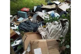 The men adveritised their waste collection service - but then dumped the rubbish on a Milton Keynes estate