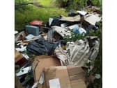 The men adveritised their waste collection service - but then dumped the rubbish on a Milton Keynes estate