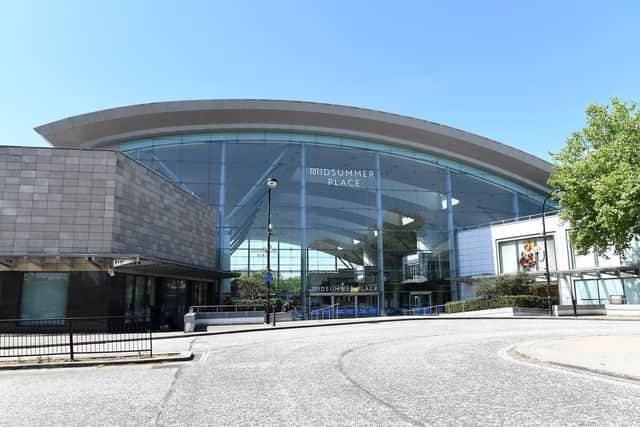 Midsummer Place shopping centre in Milton Keynes