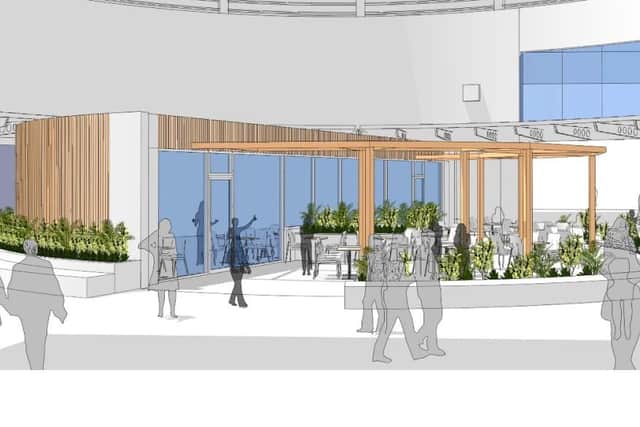 This is how the new Gail's  bakery and coffee shop would look in Oak Court at Milton Keynes city centre