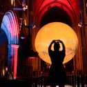 Luke Jerram's Mars in Church of Christ the Cornerstone