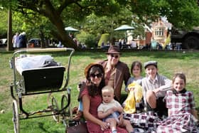 A family day out at Bletchley Park's 1940s Weekend