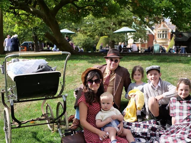 A family day out at Bletchley Park's 1940s Weekend
