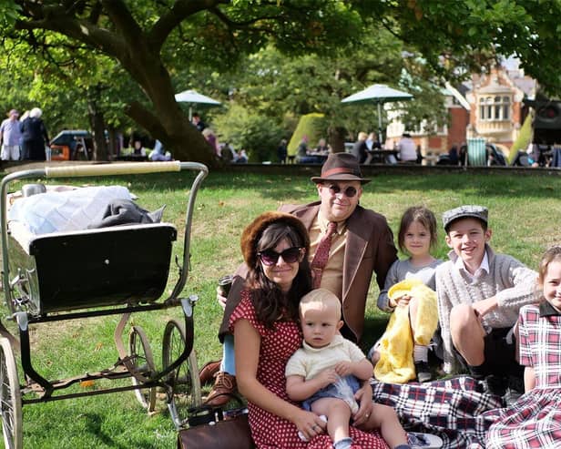 A family day out at Bletchley Park's 1940s Weekend