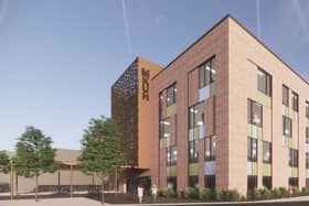 Artist's impression of the new Women and Children's hospital to be built in Milton Keynes