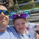 Lacey Miles with dad Jonathan