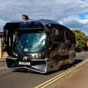 A self-driving shuttle bus was recently launched in the city