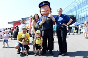 Families enjoyed the fun