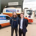 NEW FUNDING FACILITY PROVIDES YORKS SWEEPER HIRE WITH CLEAN PATH TO GROW - (L-R) Samuel York (YSH), Robin Edlington (SBF)