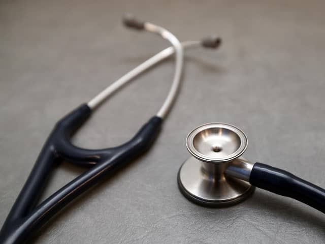 A stethoscope is pictured in a General Practitioners surgery. Photo by Carl Court/Getty Images
