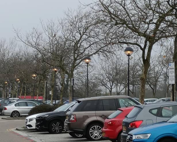 Some of the eternally-burning street lights at CMK