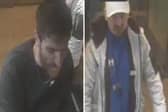 CCTV images have been released of two men police want to speak to in connection with an incident of public order
