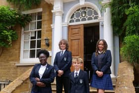 Pupils at Pitsford School