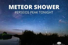 Don't miss the meteor show3er over Milton Keynes tonight (Monday)