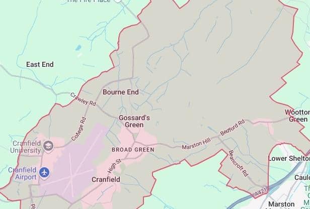 Cranfield and surrounding areas have been affected by water pressure issues