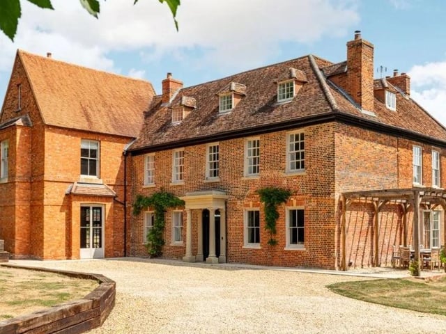 The Old Rectory is a Grade II listed home, dating back to the early 18th century. It was renovated from 2020 to 2023. Photo: Fisher German LLP - South/Zoopla