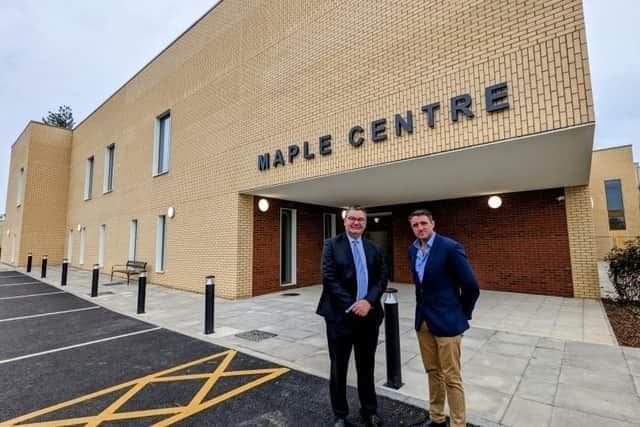 Milton Keynes' MPs at the centre's opening last year