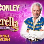 Brian Conley is back , starring as Buttons in MK Theatre's panto Cinderella