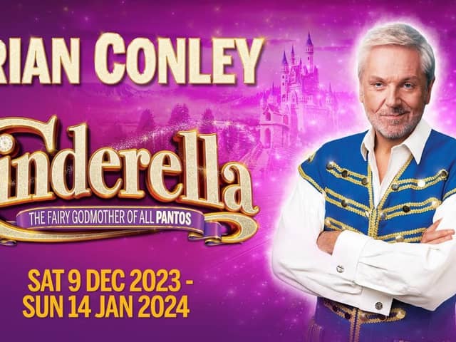 Brian Conley is back , starring as Buttons in MK Theatre's panto Cinderella
