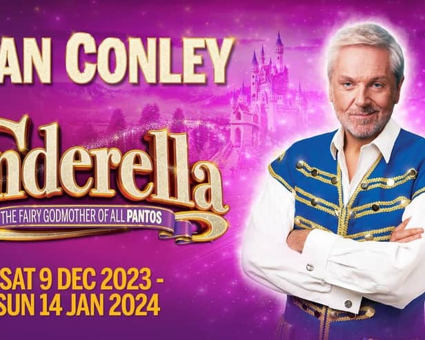 Brian Conley is back , starring as Buttons in MK Theatre's panto Cinderella
