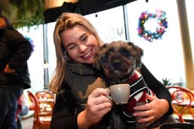 Dog day afternoon, the event provided a super fun dog experience with unlimited 'puppuccinos' and treats