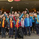 A Scout group enjoying Gulliver's