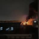 National Express has suspended all its services to London Heathrow Airport due to a fire, which has caused the closure of the airport for the remainder of the day
