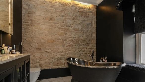 One of four recently refurbished bathrooms the home boasts.